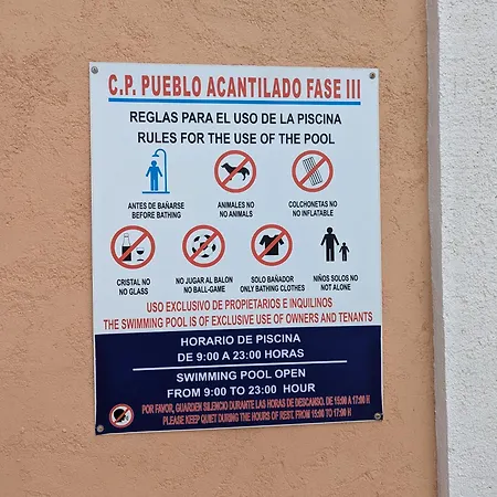 Adosado Pueblo Acantilado 30 Piscina Mar Parking